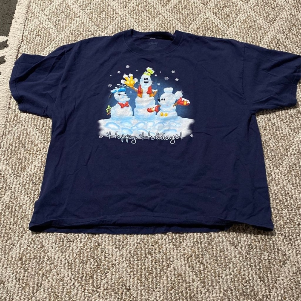 Mens Disney Christmas tshirt